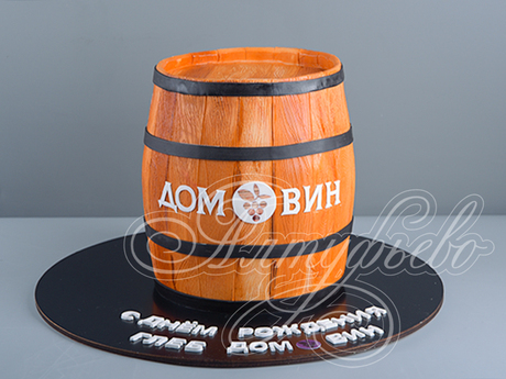 Торт Бочка с вином