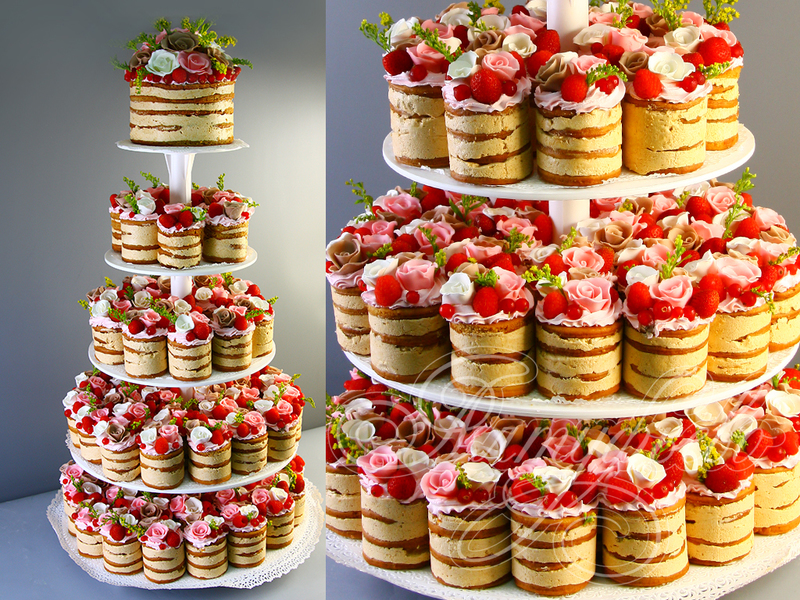 Торт с ягодами и фруктами 1407318