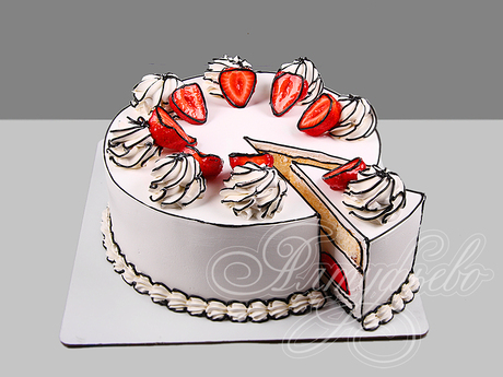 Торт в стиле Cartoon cake