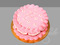 Розовый торт Happy Birthday