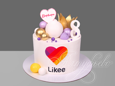 Торт Likee для девочки