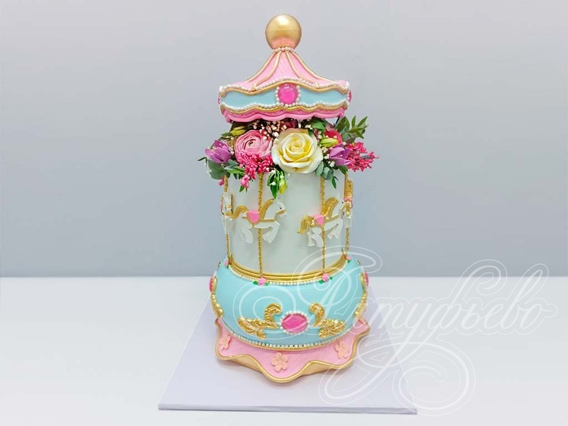Торт Коробка с цветами