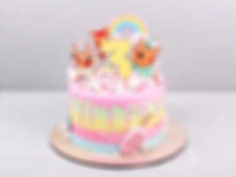 Торт Три кота на 3 года