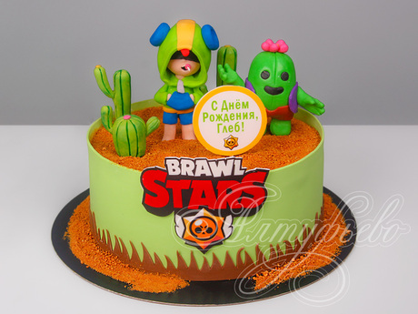 Торт Brawl Stars для мальчика