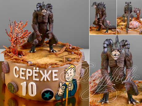 Торт Fallout на 10 лет