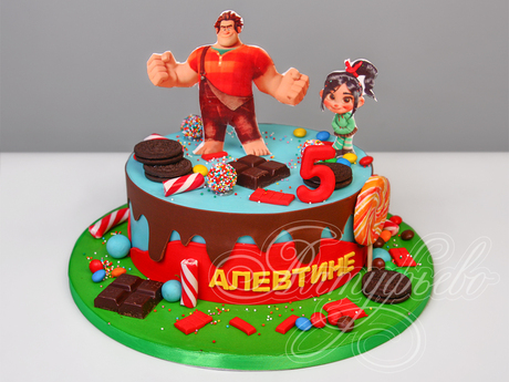 Торт Ральф и Ванилопа на 5 лет