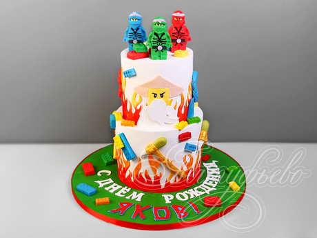 Торт LEGO Ninjago для мальчика