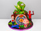 Торт "Nerf" с динозавром, Скай и человеком-пауком на 4 года