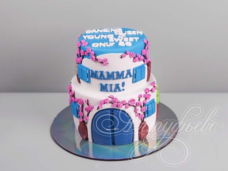 Торт MAMMA MIA на 55 лет