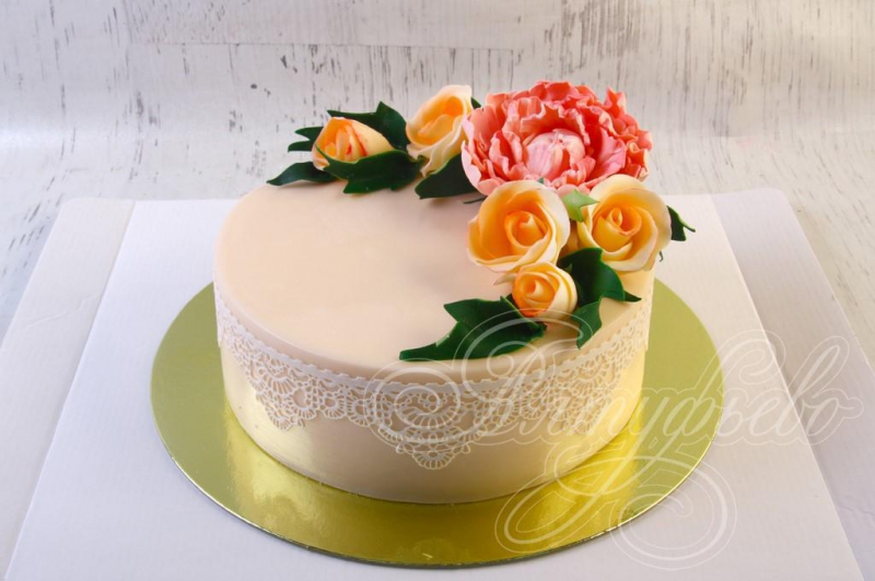 Торт Цветы и букеты 21108317