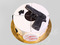 Торт "Мишень с пистолетом"