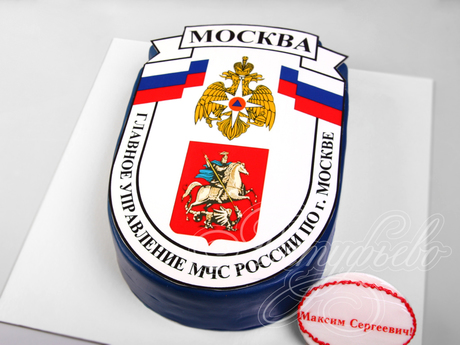 Торт Эмблема ГУ МЧС