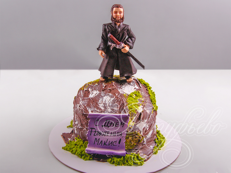 Торт "С днём рождения, самурай!"