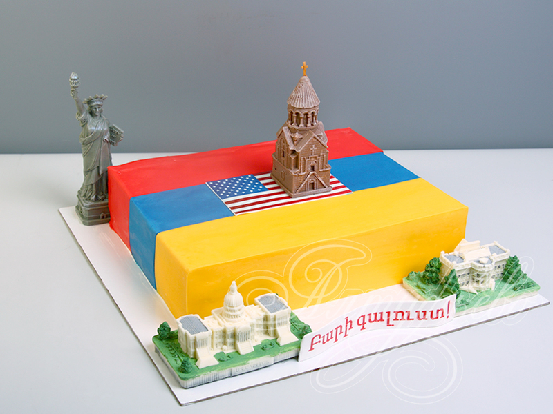 Торт Капитолий, Статуя Свободы и армянская Церковь