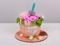 Торт Кадка с цветами для мамули