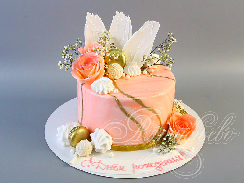 Торт Цветы и букеты 02041418