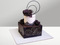 Квадратный Свадебный торт с кружевом