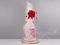 Красно-белый свадебный с цветами