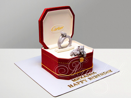 Торт Коробочка Cartier