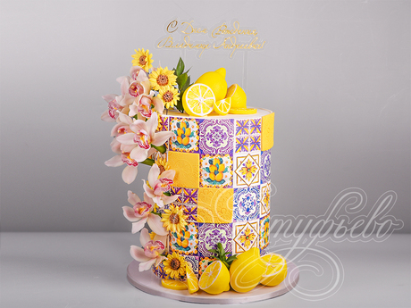 Торт с лимонами в итальянском стиле