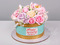 Торт "Корзина с цветами" для женщины