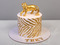 Торт с золотым тигром на 2 года