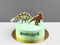 Торт с динозаврами на 2 года
