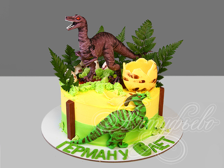 Торт с Динозаврами