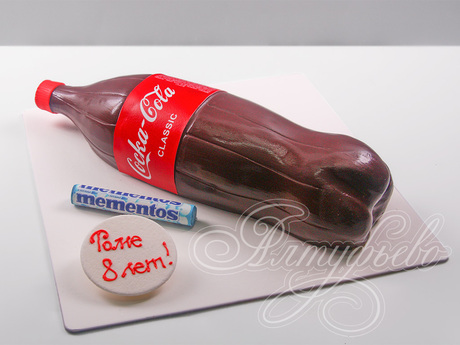 Торт Бутылка Coca-Cola