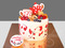 Торт с чайником, сушками и ягодами