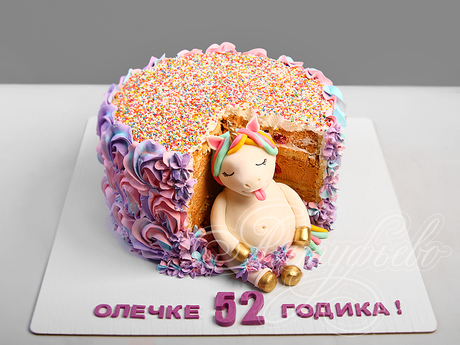 Торт Обжора-единорожка