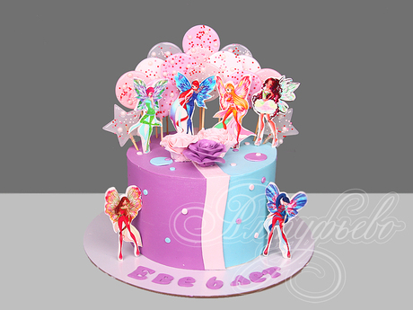 Торт Феи Винкс на 6 лет