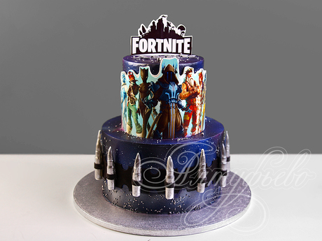 Торт Fortnite с персонажами