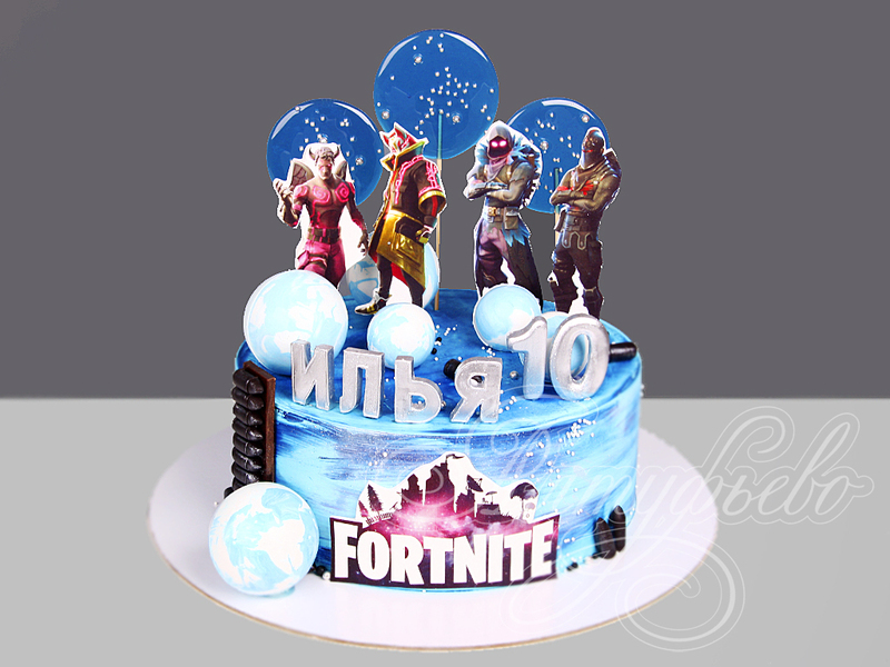 Торт Fortnite на 10 лет