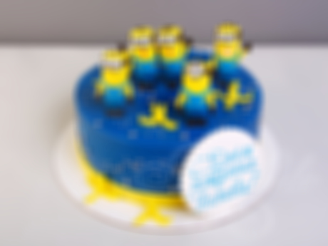Торт Миньоны на 5 лет