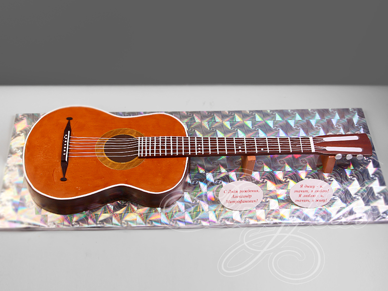 3D торт в виде гитары 06073520