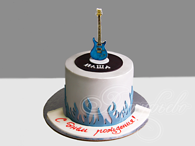 Музыкальный торт для девушки