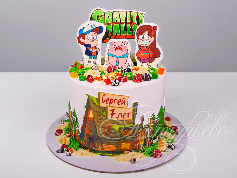 Торт Gravity Falls для мальчика