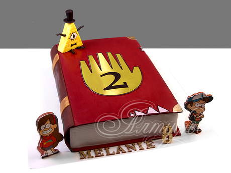 Торт-книга Gravity Falls