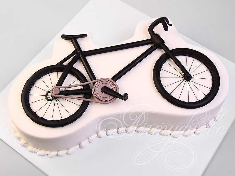 Торт Велосипед на 13 лет