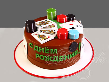 Торт "Казино" игроку