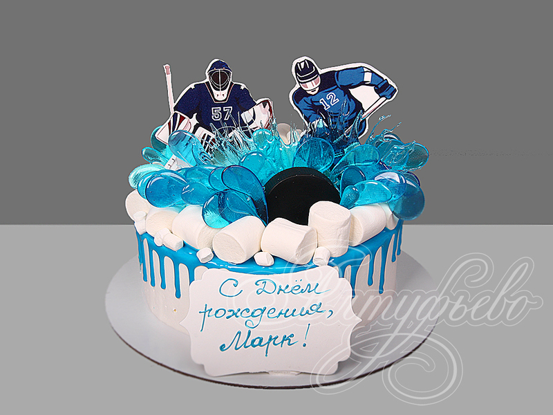 Торт на день рождения Хоккеисту