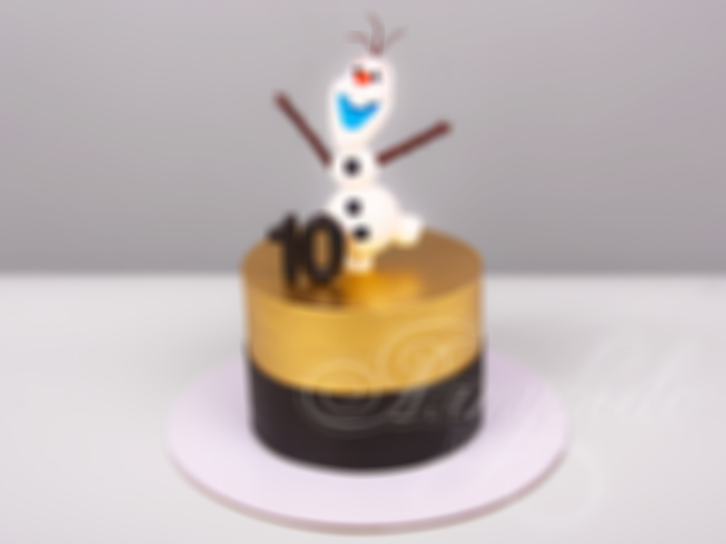 Торт со снеговиком Олафом 22109922