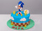 Торт Sonic на 6 лет