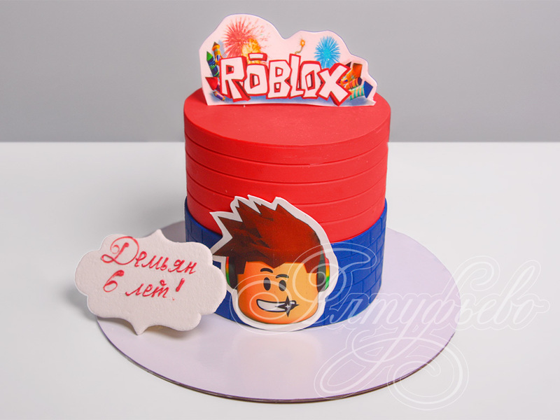 Торт Roblox для мальчика