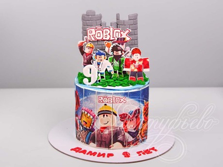 Детский торт Roblox