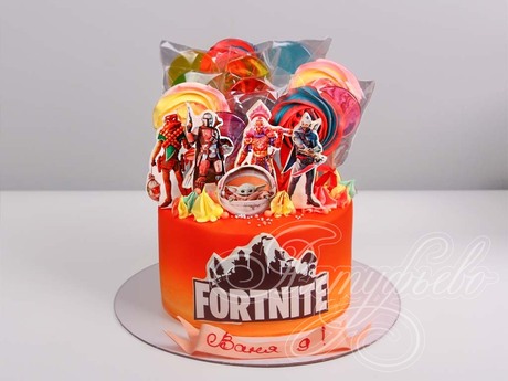 Торт Fortnite на 9 лет