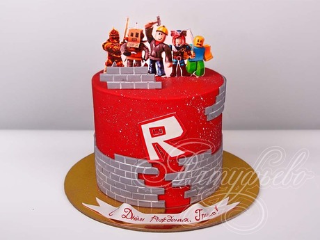 Торт Roblox для мальчика
