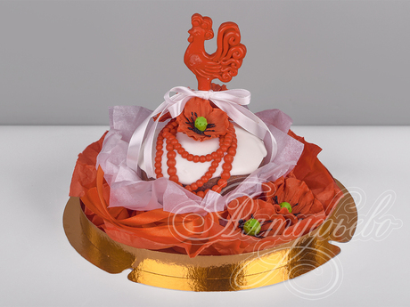 Кулич с маками