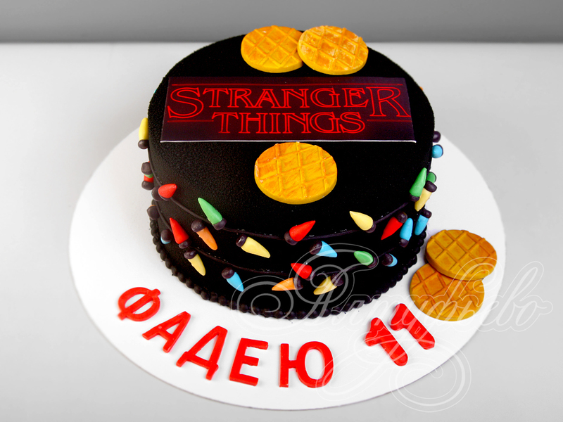 Торт Stranger Things на 11 лет